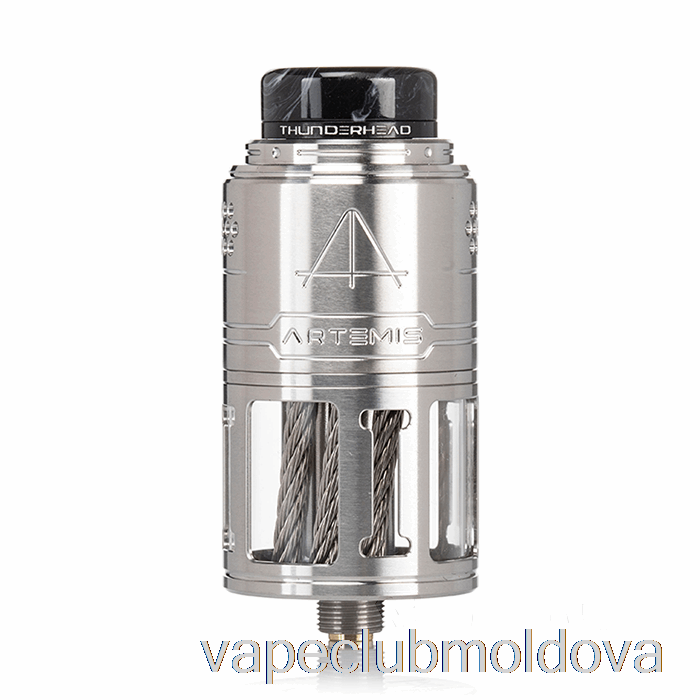Kit Vape Pod Thunderhead Creations Artemis V2 Top Coiler 25mm Rdta Silver